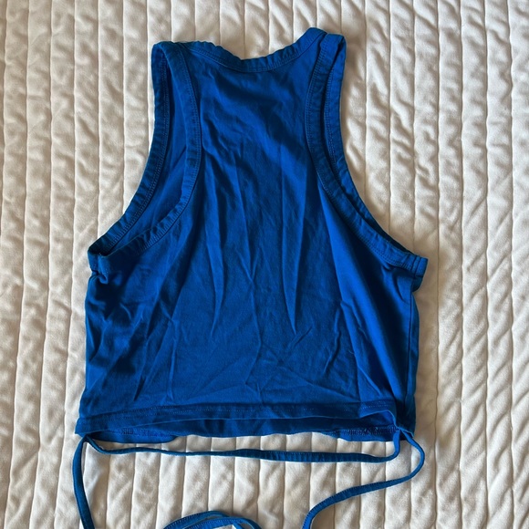 Royal blue gymshark crop top - Picture 4 of 4